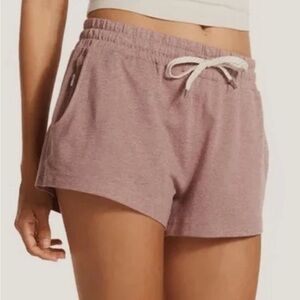 Vuori Halo Dreamknit Performance Women’s Shorts Rose Heather VW339 Size Large